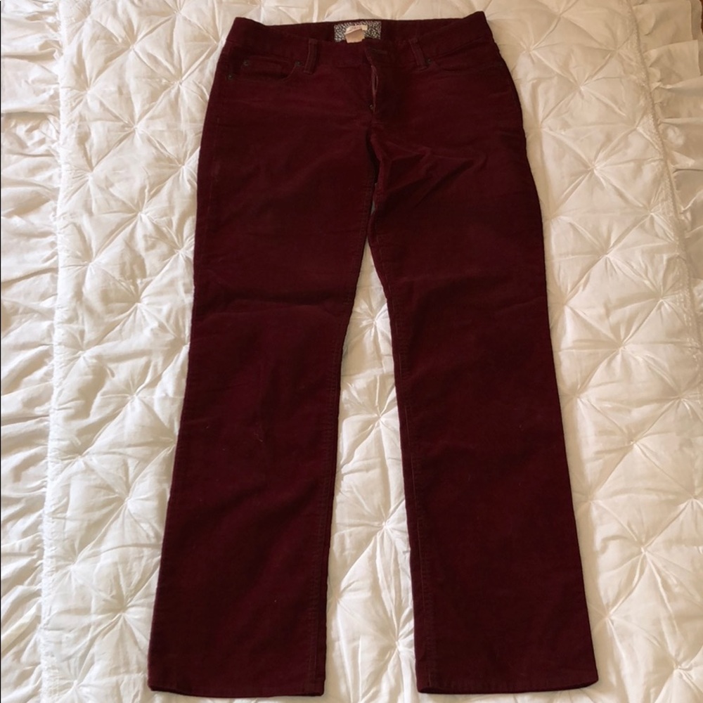 JCREW bootcut corduroy jeans